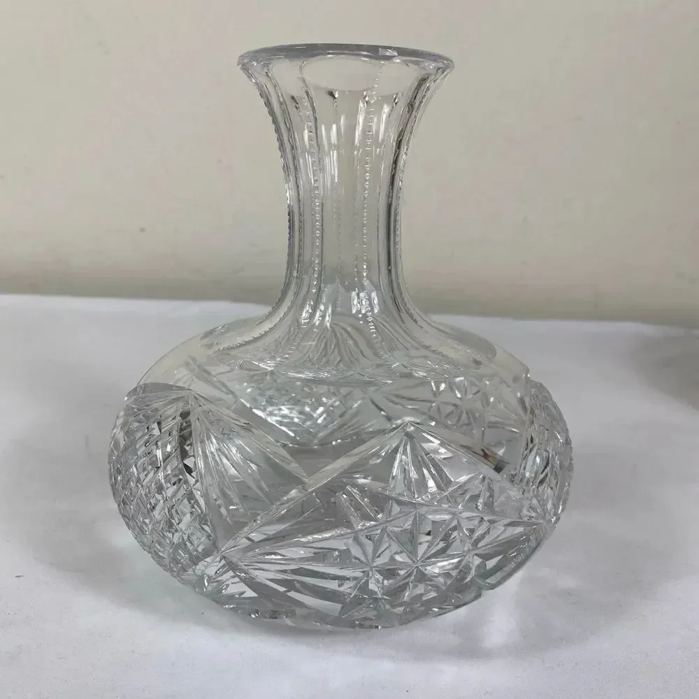 American Cut Glass ABP Edwardian 1901 -1910 antique carafe